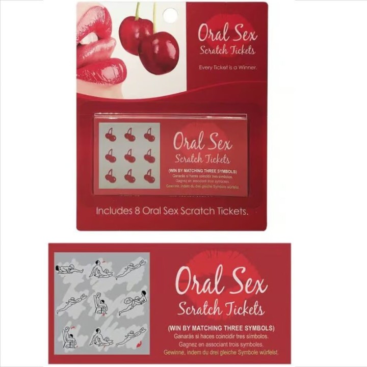 KHEPER GAMES - ORAL SEX SCRATCH AND WIN - D-237673 - Teknashop Ltd