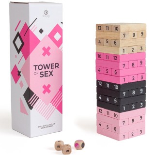 SECRETPLAY - TOWER OF SEX WOODEN GAME - D-242752 - Teknashop Ltd
