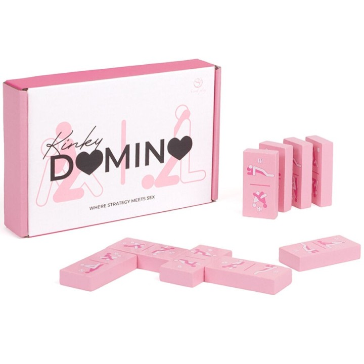 SECRETPLAY - KINKY DOMINO WOODEN GAME - D-242754 - Teknashop Ltd
