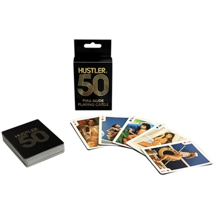 KHEPER GAMES - HUSTLER 50 FULL NUDE PLAYING CARDS - D-243677 - Teknashop Ltd