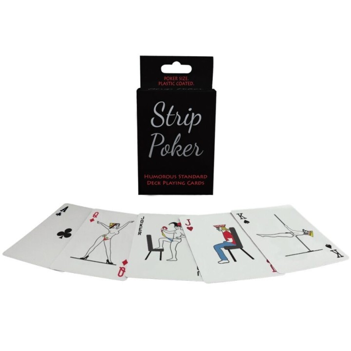 KHEPER GAMES - STRIP POKER HUMOROUS DECK PLAYING CARDS - D-243678 - Teknashop Ltd