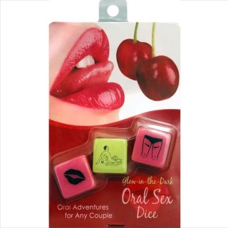 KHEPER GAMES - ORAL SEX DICE GAME WITH GLOW IN THE DARK - D-237664 - Teknashop Ltd