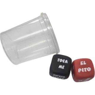 DIABLO PICANTE - DICE GAME VERB + BODY PART WITH CUP - D-244794 - Teknashop Ltd