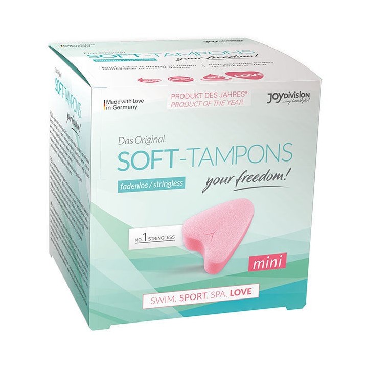 JOYDIVISION SOFT-TAMPONS - ORIGINAL SOFT-TAMPONS MINI 3 UDS - D-207286 - Teknashop Ltd