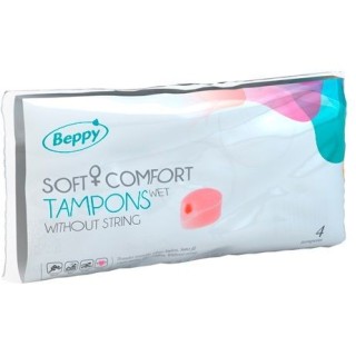 BEPPY - SOFT COMFORT TAMPONS WET 4 UNITS - D-219520 - Teknashop Ltd