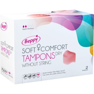 BEPPY - SOFT-COMFORT TAMPONS DRY 2 UNITS - D-219523 - Teknashop Ltd