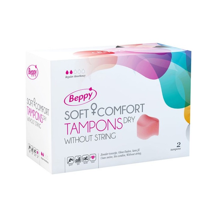 BEPPY - SOFT-COMFORT TAMPONS DRY 2 UNITS - D-219523 - Teknashop Ltd