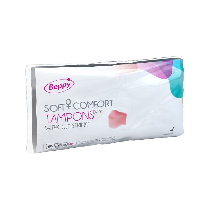BEPPY - SOFT-COMFORT TAMPONS DRY 4 UNITS - D-219524 - Teknashop Ltd
