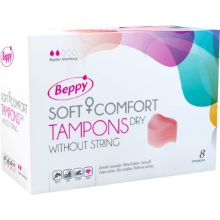 BEPPY - SOFT-COMFORT TAMPONS DRY 8 UNITS - D-219525 - Teknashop Ltd
