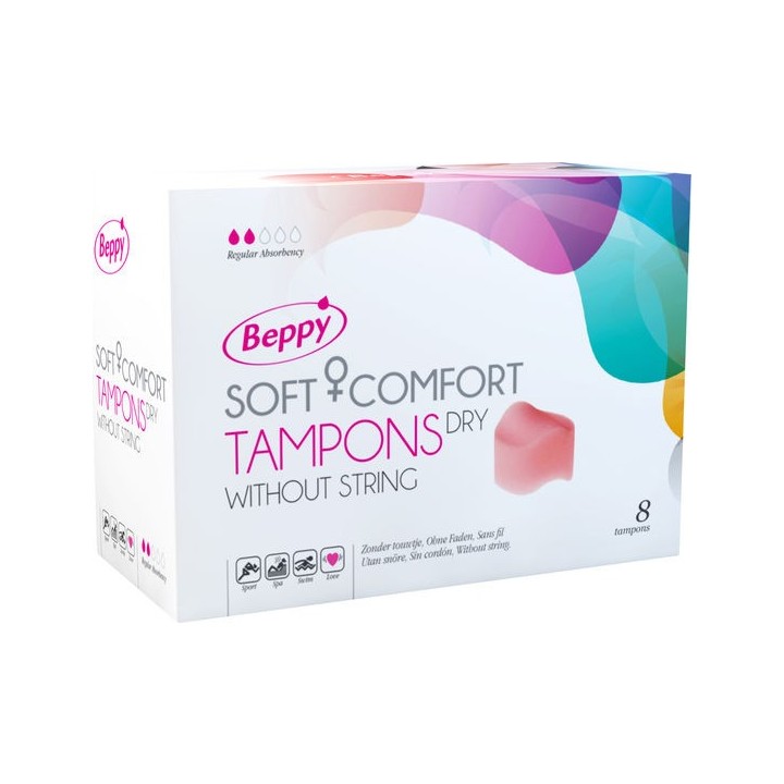 BEPPY - SOFT-COMFORT TAMPONS DRY 8 UNITS - D-219525 - Teknashop Ltd