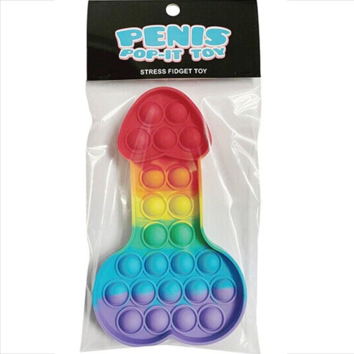 KHEPER GAMES - MULTICOLOR POP-IT PENIS ANTI-STRESS TOY - D-237670 - Teknashop Ltd