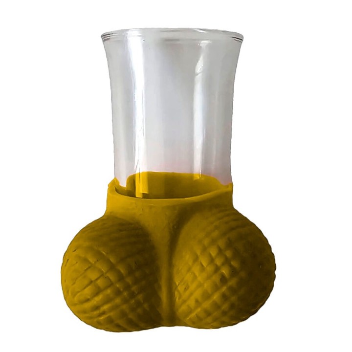 DIABLO PICANTE - GOLD SHOT GLASS - D-243973 - Teknashop Ltd