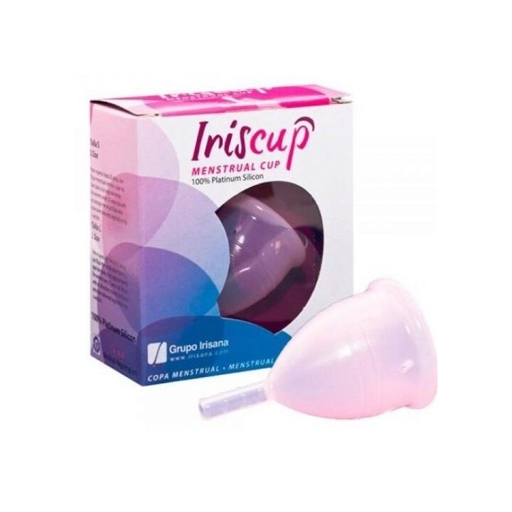 IRISCUP - SMALL PINK MONTH CUP A + FREE STERILIZER BAG - D-197830 - Teknashop Ltd