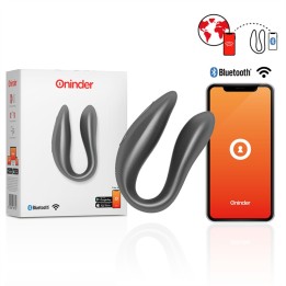 ONINDER - LISBOA BLACK G-POINT & CLITORIS STIMULATOR - FREE APP - D-232589 - Teknashop Ltd