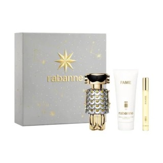 Rabanne Fame Eau De Perfume Spray 80ml Set 3 Pieces - woman - Teknashop Ltd
