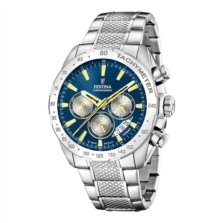 Festina Timeless F20668/5 Men's Watch Chronograph - F20668/5 - Teknashop Ltd