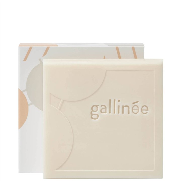 Gallinee, Microbiome Skincare, Prebiotics, Soothing, Soap Bar, For Face & Body, 100 g - Teknashop Ltd