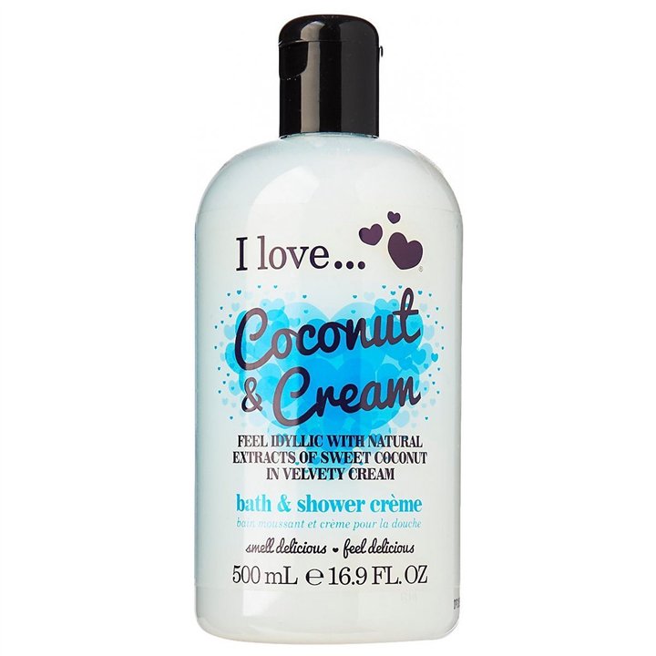 I Love, Coconut & Cream, Nourishing, Shower Cream, 500 ml - Teknashop Ltd