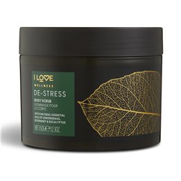 I Love, Wellness De-Stress, Vegan, Exfoliating, Body Scrub, 350 g - Teknashop Ltd