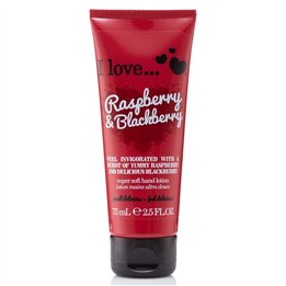 I Love, Raspberry & Blackberry, Hydrating, Hand Lotion, 75 ml - Teknashop Ltd