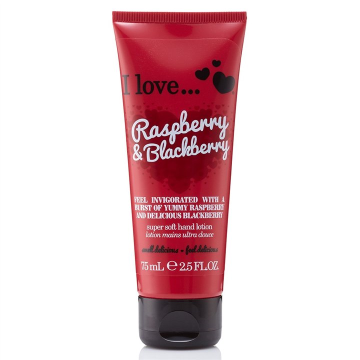 I Love, Raspberry & Blackberry, Hydrating, Hand Lotion, 75 ml - Teknashop Ltd