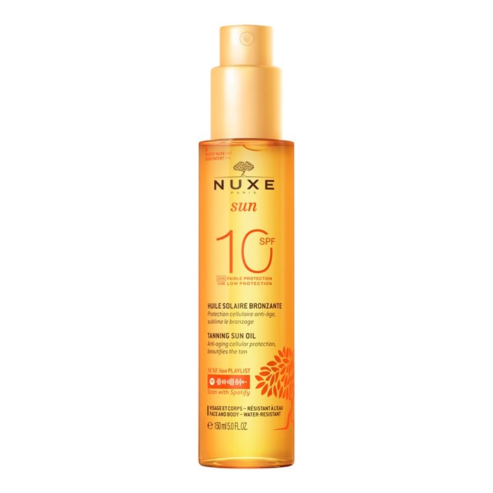 Nuxe, Sun, Anti-Ageing, Tanning Oil, SPF 10, 150 ml - Teknashop Ltd