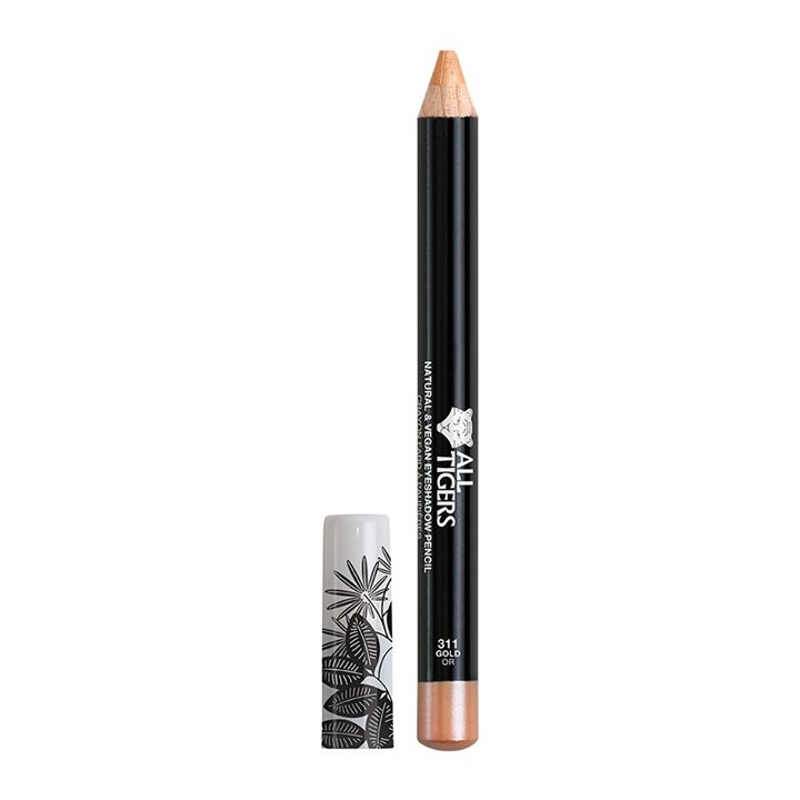 All Tigers, Natural & Vegan, Contour, Gel Pencil Eyeliner, 311, Watch Me Reign, 3 g *Tester - Teknashop Ltd