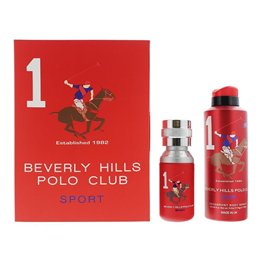 Gift Set Beverly Hills Polo Club: 1982 - Sport 1, Eau De Toilette, For Men, 50 ml + 1982 - Sport 1, Anti-Perspirant, Deodorant S