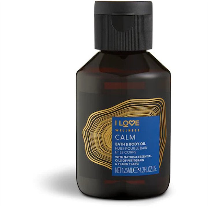 I Love, Wellness Calm, Vitamin E, Hydra-Nourishing, Lavender, Body Oil, 125 ml - Teknashop Ltd