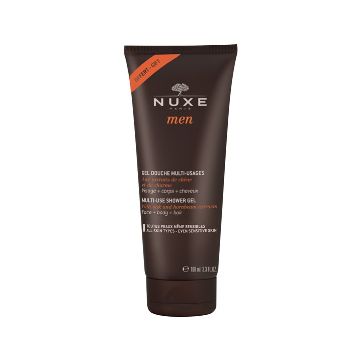 Nuxe, Men Multi-Use, Shower Gel, All Over The Body, For All Skin Types, 100 ml - Teknashop Ltd