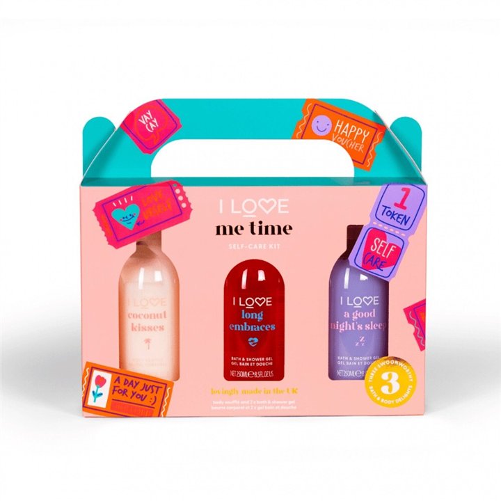 Set I Love: Long Embraces, Hydrating, Shower Gel, For All Skin Types, 250 ml + Coconut Kisses, Hydrating, Shower Gel, For All Sk