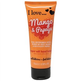 I Love, Originals, Hydrating, Hand Lotion, Mango & Papaya, 75 ml - Teknashop Ltd