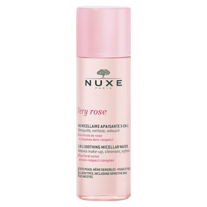 Nuxe, Very Rose, Cleansing, Micellar Water, For Sensitive Skin, 50 ml - Teknashop Ltd
