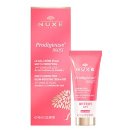 Set Nuxe: Creme Prodigieuse Boost, Recovery, Night, Balm, For Face, 15 ml +  Prodigieuse Boost, Multi-Correction, Gel Cream, For