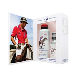 Gift Set Beverly Hills Polo Club: 1982 - Sport 8, Eau De Toilette, For Men, 50 ml + 1982 - Sport 9, Anti-Perspirant, Deodorant S