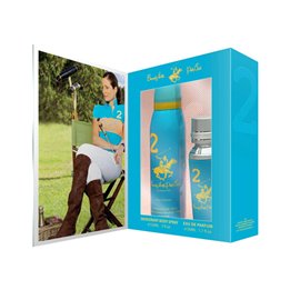 Gift Set Beverly Hills Polo Club: 1982 - Sport 2, Eau De Parfum, For Women, 50 ml + 1982 - Sport 2, Anti-Perspirant, Deodorant S