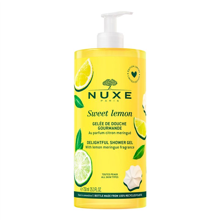 Nuxe, Sweet Lemon, Cleansing, Shower Gel, For All Skin Types, 750 ml - Teknashop Ltd
