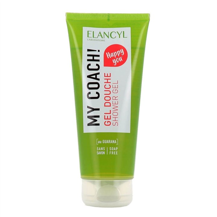 Elancyl, My Coach!, Guarana, Anti-Cellulite, Shower Gel, For All Skin Types, 200 ml - Teknashop Ltd