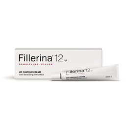Labo Cosprophar Suisse, Fillerina 12HA Densifying Filler Grade 3, Hydrate & Firm, Cream, For Lips Contour, 15 ml - Teknashop Ltd