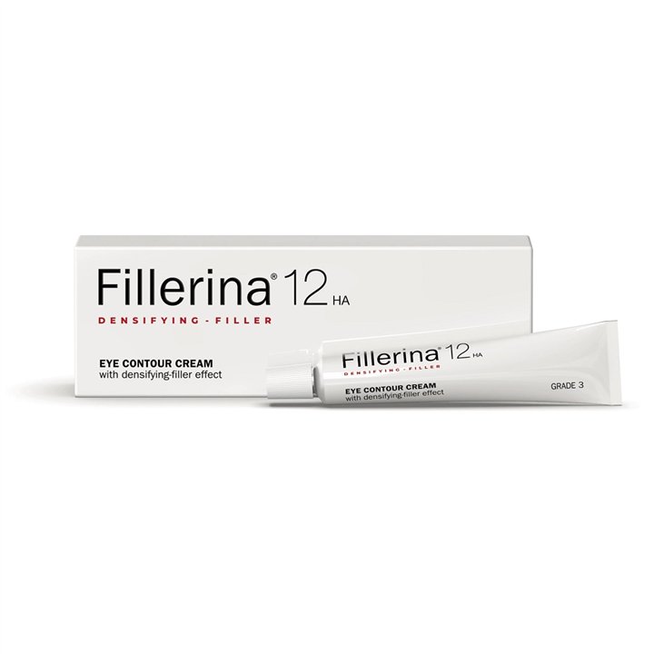 Labo Cosprophar Suisse, Fillerina 12HA Densifying Filler Grade 3, Hydrate & Firm, Eye Cream, 15 ml - Teknashop Ltd