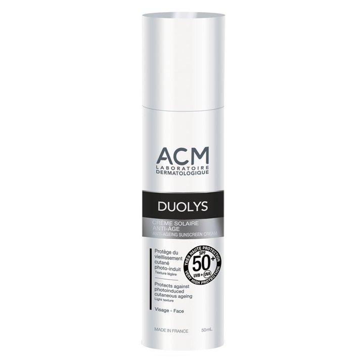 Laboratoire ACM, Duolys, Anti-Ageing, Sunscreen Cream, For Face, SPF 50+, 50 ml - Teknashop Ltd