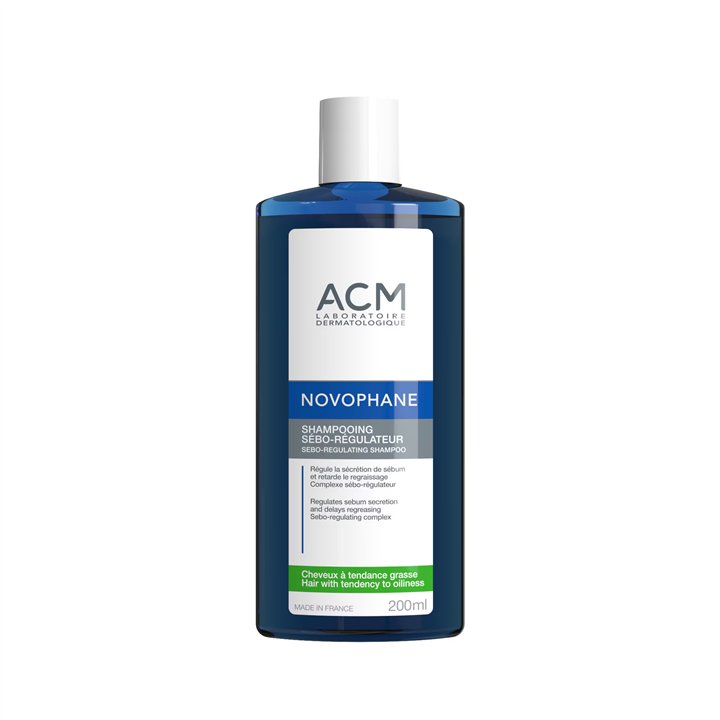 Laboratoire ACM, Novophane, Hair Shampoo, For Regulation Of Excessive Sebum, 200 ml - Teknashop Ltd