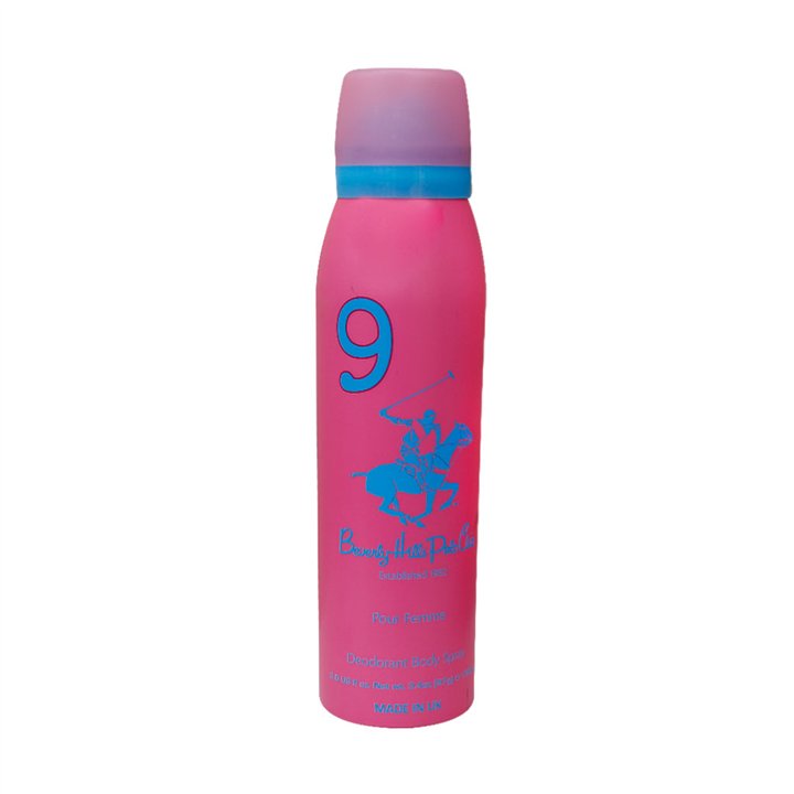 Beverly Hills Polo Club, 1982 - Sport 9, Freshness, Body Spray, 150 ml - Teknashop Ltd