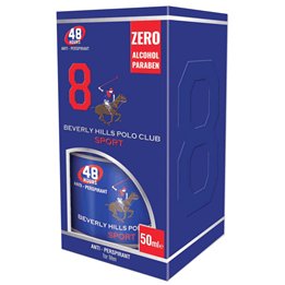 Beverly Hills Polo Club, Sport, Deodorant Roll-On, For Men, 50 ml - Teknashop Ltd