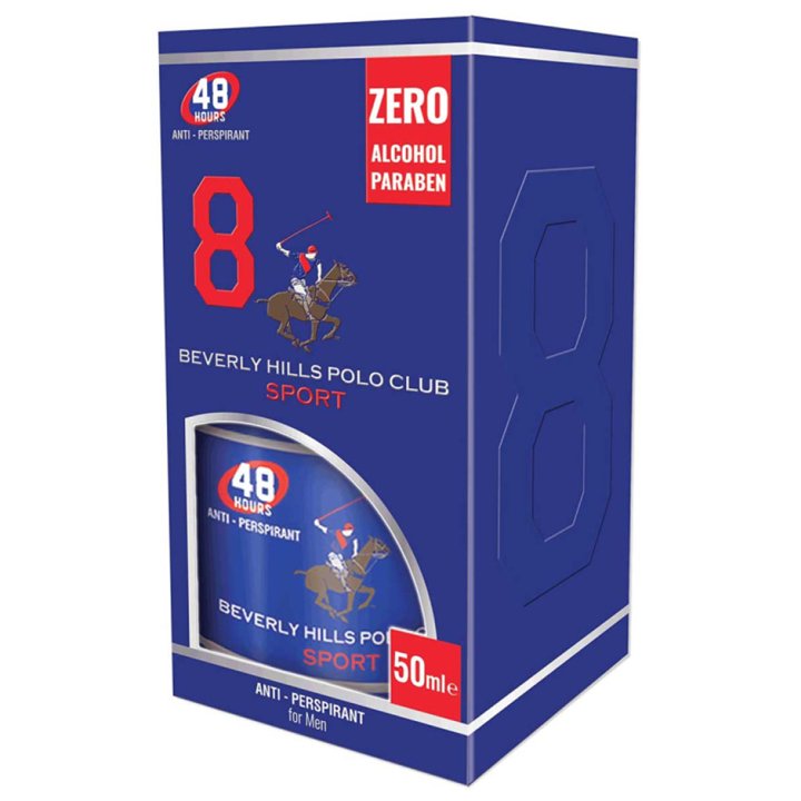 Beverly Hills Polo Club, Sport, Deodorant Roll-On, For Men, 50 ml - Teknashop Ltd