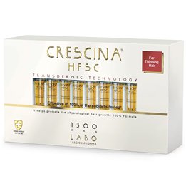 Labo Cosprophar Suisse, Crescina, Transdermic HFSC 1300, For Growth Stimulation, Ampoules Treatment Serum, For Scalp, For Men, 2