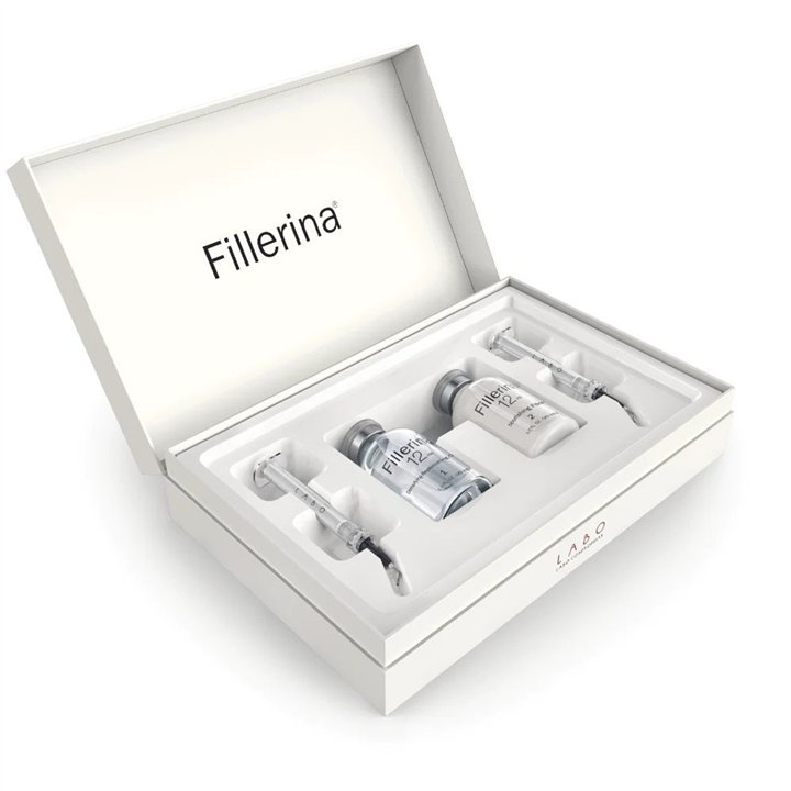 Set Duo, Labo Cosprophar Suisse, Fillerina 12HA Densifying Filler Grade 4, Anti-Wrinkle & Firming, Local Treatment Gel, For Face