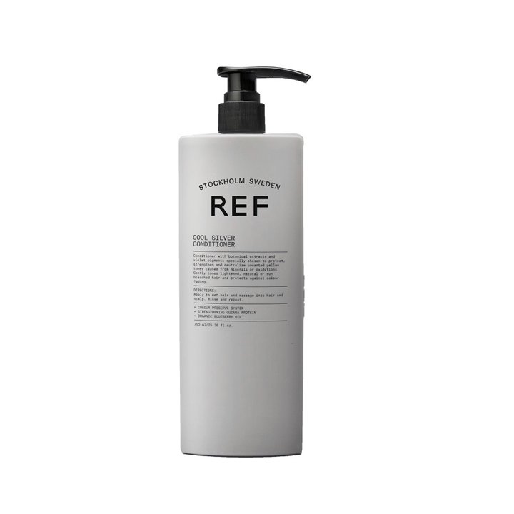 Ref Stockholm, Cool Silver, Sulfates-Free, Hair Conditioner, Neutralising Warm Tones, 750 ml - Teknashop Ltd