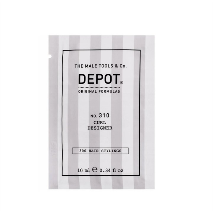 Depot, 300 Hair Stylings No. 310, UV Filter, Hair Styling Cream, Flexible Hold, 10 ml - Teknashop Ltd