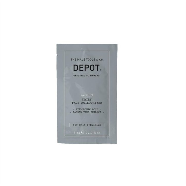 Depot, 800 Skin Specifics No. 803, Hyaluronic Acid, Moisturizing, Day, Cream, For Face & Neck, 5 ml - Teknashop Ltd